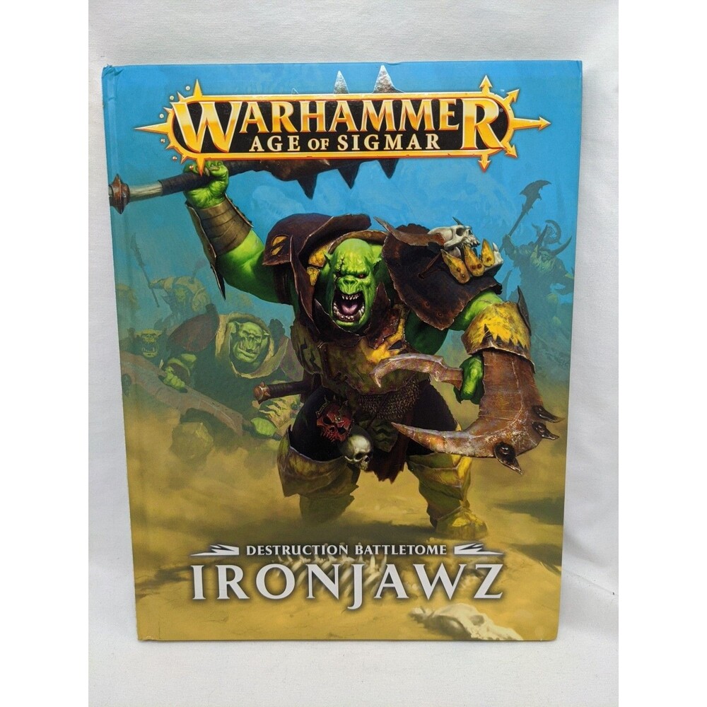Warhammer Age Of Sigmar Hardcover Destruction Batttletome Ironjawz